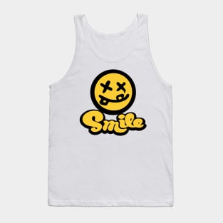 Y2K Asthetic 90'S Retro Smile Emoji Graphic Tank Top